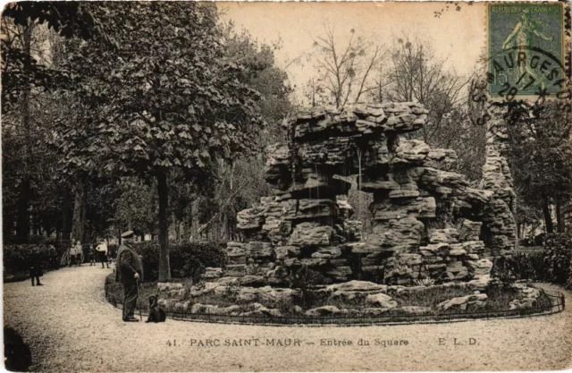 CPA St Maur Le Parc, Entree du Square (1348164)