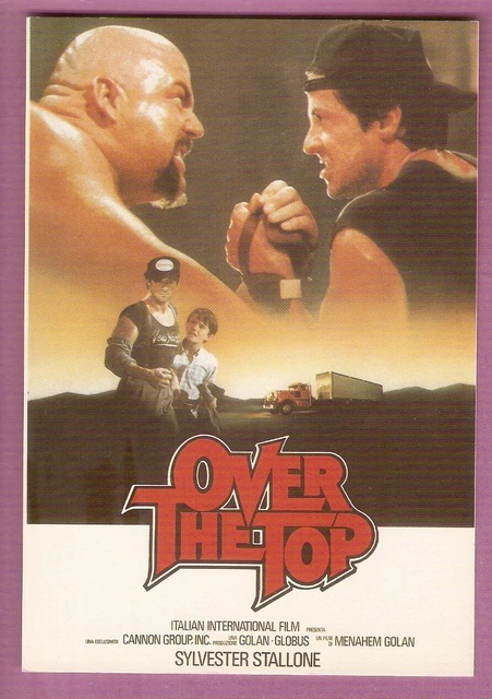 SYLVESTER STALLONE CARTE postale CINEMA Ed.Nugeron film OVER THE TOP de ...