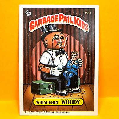 1986 Topps Garbage Pail Kids - Whisperin' Woody #152A - 4Th Series (B)