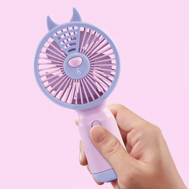 Cute USB Mini Fan Portable Handheld Fan Rechargeable Mini Handheld Fan