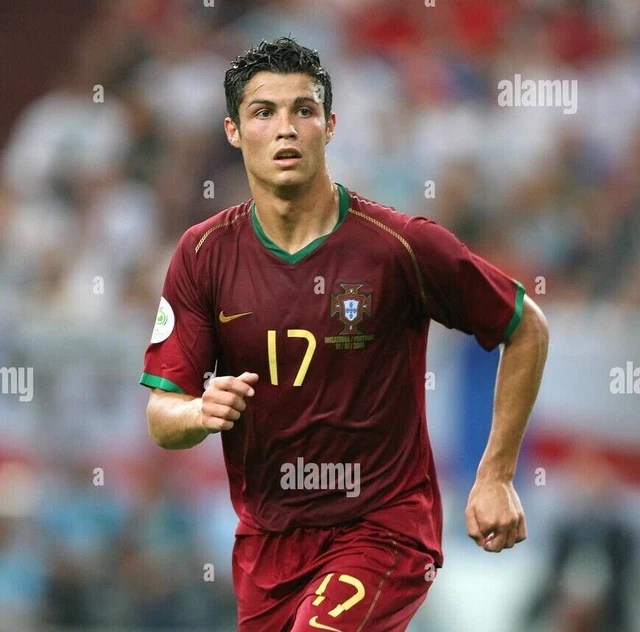 MAILLOT PORTOGALLO FIFA World Cup Allemagne 2006 Cristiano Ronaldo 17 CR7  EUR 63,19 - PicClick FR