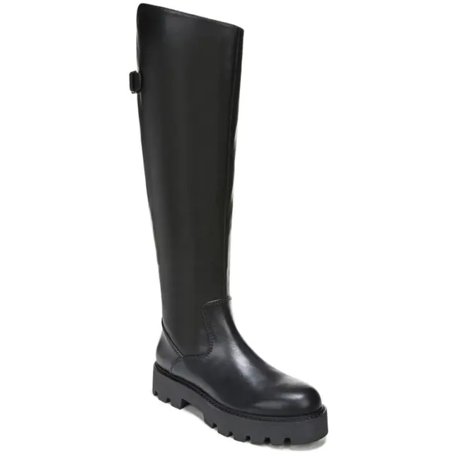 Franco Sarto Womens Balin Leather Wide Calf Over-The-Knee Boots Shoes BHFO 0910