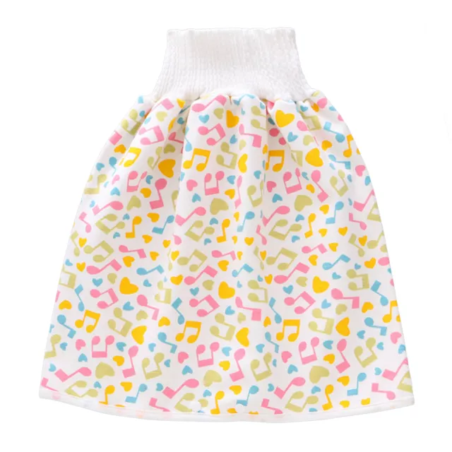 Toddler Cotton Diaper Skirt High Waist Breathable Waterproof Changing Pants 95