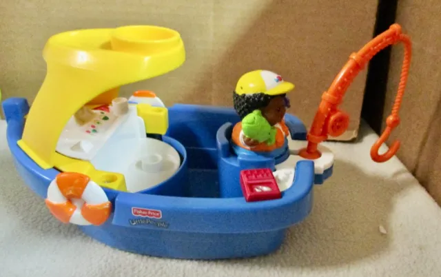 Fisher Price Little People Fishing Boat FOR SALE! - PicClick