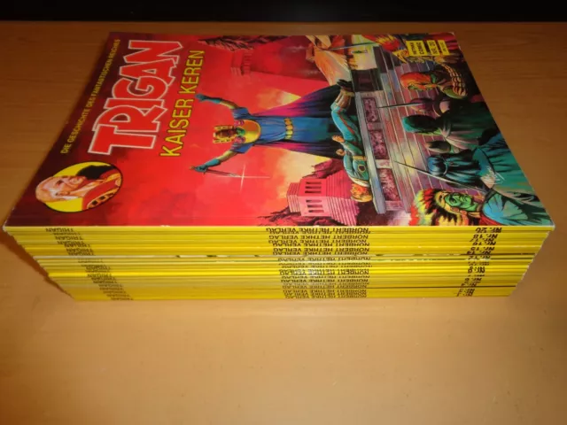 Trigan Nr.1-20 (Hethke) Don Lawrence Comic Album Sammlung