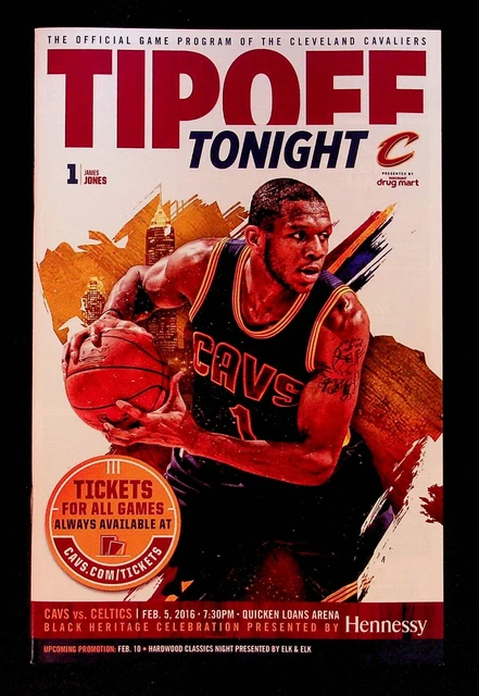 Cleveland Cavaliers Boston Celtics NBA Game Program 2016 Championship Season