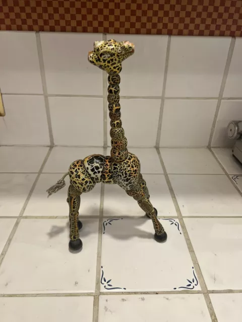 RARE Antique Wooden Giraffe Toy Twistums 1920-1930's "HiBoy" - Excellent Vintage