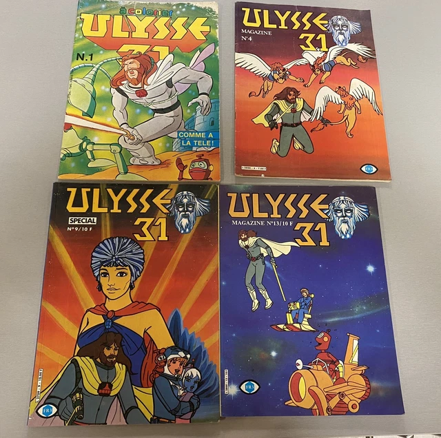 2 Paquets De Vignettes Ulysse 31 (Ulises 31) – Version Espagnole – Années 80