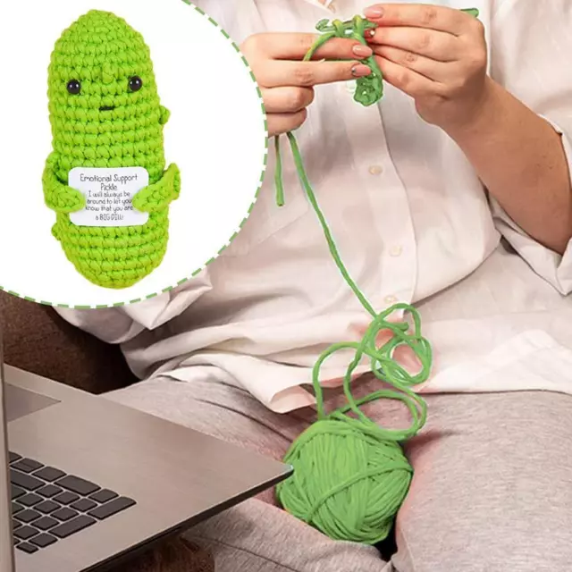 New Christmas Crochet Kits For Beginners Hand Knitting Toy Handmade Crochet I4M7