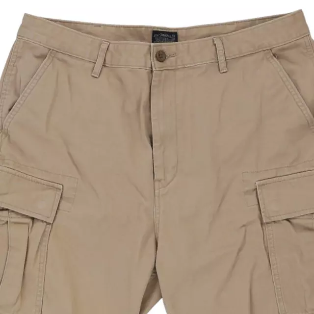 Levis Cargo Shorts - 36W 9L Beige Cotton 3