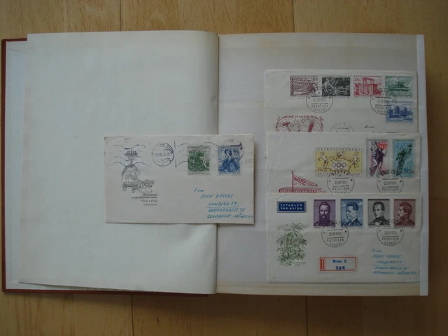 Tschechoslowakei  FDC sammlung  1955-70