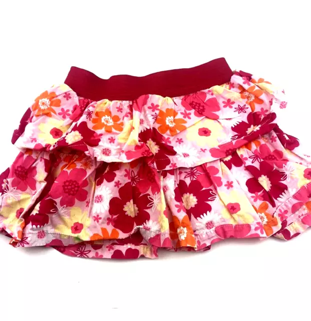 Toddler Skirt Shorts Size 4T Girls Flowers Floral Pink Children Kids Skorts