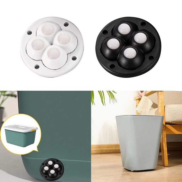 Roue universelle robuste et durable pour meubles lisses mobilité des ordures