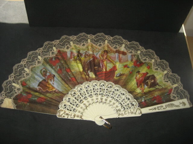 Abanico Con Escenas Taurinas