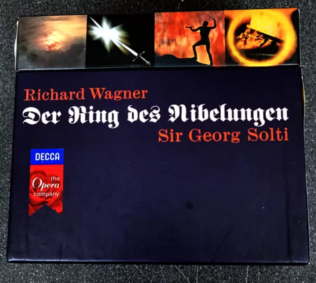 Richard Wagner,  Der Ring des Nibelungen, Gesamtaufnahme   von Georg Solti  14Cd