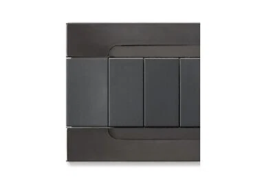 Placca Met Nickel Nero 4M ( URMET cod. 10904.92 )