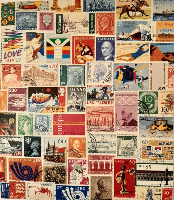 1000 Briefmarken aus aller Welt