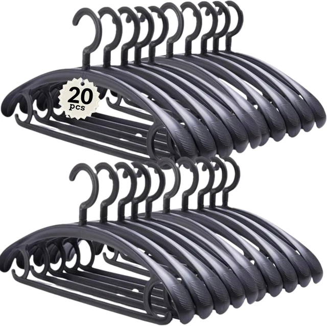 WIDE SHOULDER COAT Hangers 20Pack, Suit Hanger, Jacket Hangers. Extra