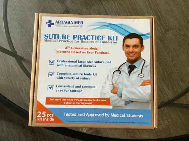 Suture Practice Kit Artagia Med second generation 25 pcs 