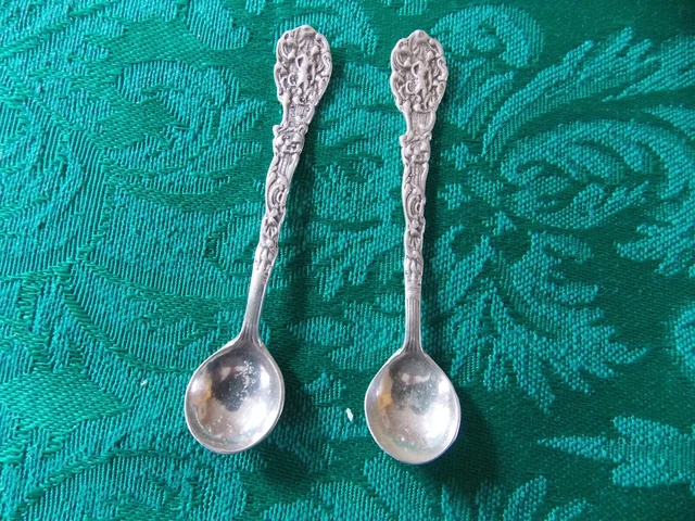 2 Gorham Versailles Sterling Salt Spoons