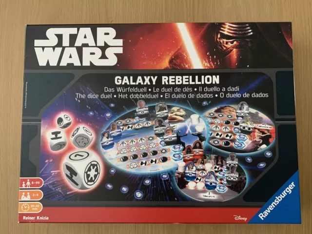 Star Wars - Galaxy Rebellion Board Game 2015 - Ravensburger - Disney - Complete