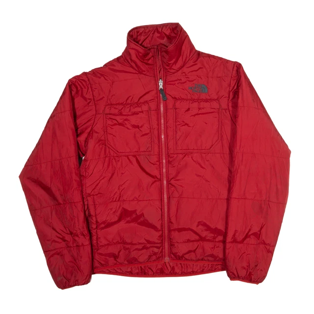 THE NORTH FACE Insulated Reversible Jacket Red Lightweight Puffer Mens S