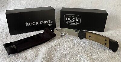 Buck USA 112 PRO Ranger Sport Knife, Canvas Micarta Handle, S30V Steel - NIB