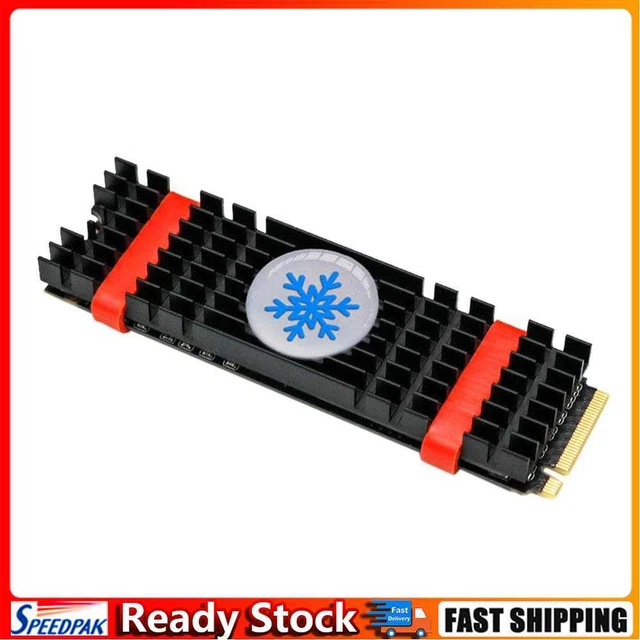 Qcwwy 2280 SSD Flead Heat Aluminium ALLIAG NVME THEAU Avec