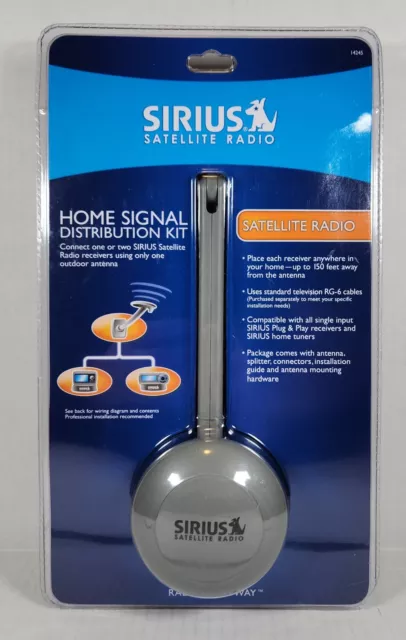 Sirius Satellite Radio Home Signal Distribution Kit Antenna NIP Model 14245