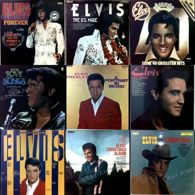 Elvis Presley Vinyl Bundle Vol. 34: 9x LP Elvis Sings Flaming Star, ... .