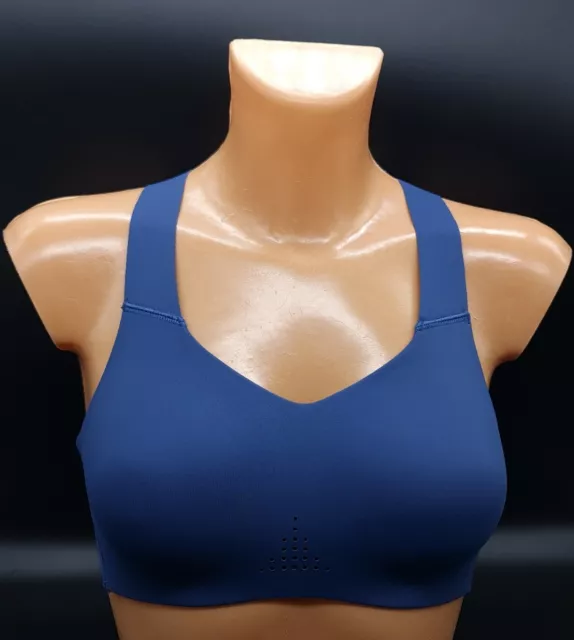 INOC (IN NEED of challenge) Blue Non Wire Size XS Seamless Racerback Sports  Bra £10.99 - PicClick UK