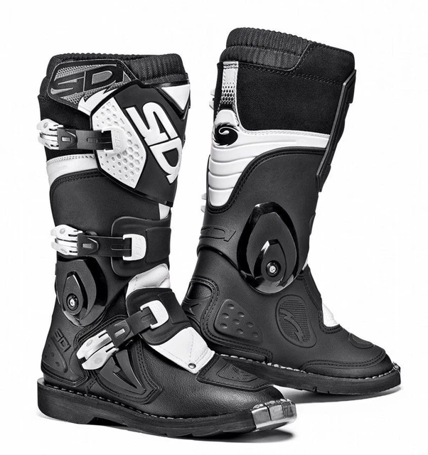 Stivali Moto Sidi Off-Road Flame Nero Bianco