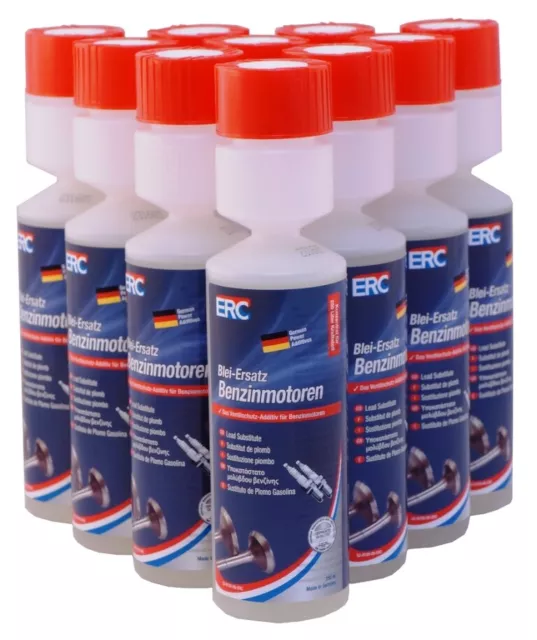 10 x 250ml ERC Bleiersatz Konzentrat Dosierflasche Ventilschutz Additiv