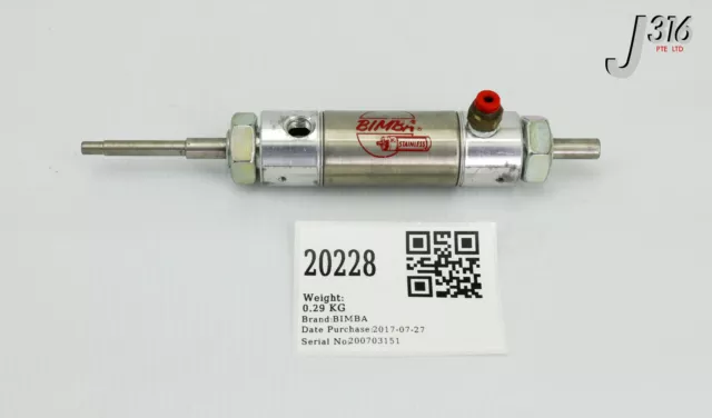 20228 Bimba Pneumatic Air Cylinder D-107949-A