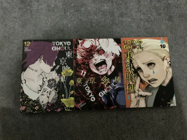 Tokyo Ghoul Manga :  Volume 10-12 (Sui Ishida) (English)