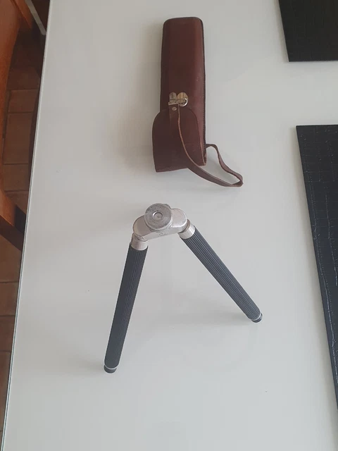 Trépied Ising Télescopique - Jusqu'à 115 Cm - Sac En Cuir Inclus - Métal - Occasion