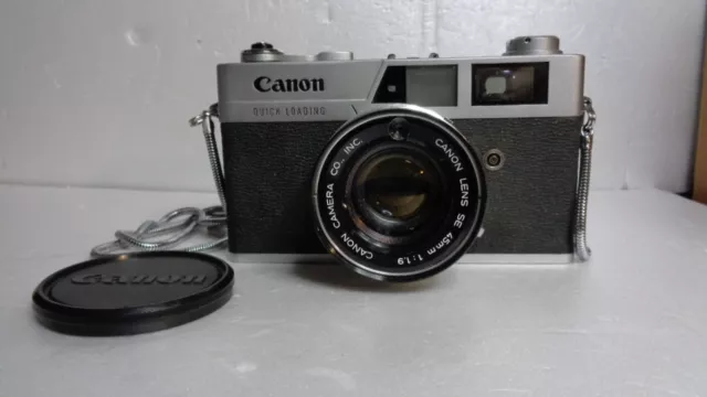 Canon Canonet QL19 quick loading objectif 1.9/45mm ceder hs  a reviser