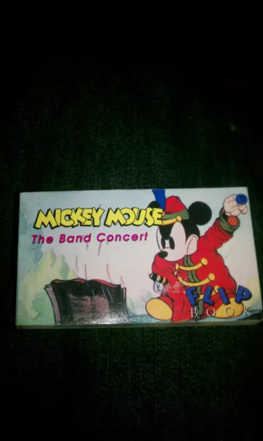 1993 Disney Mickey Mouse The Band Concert flip book