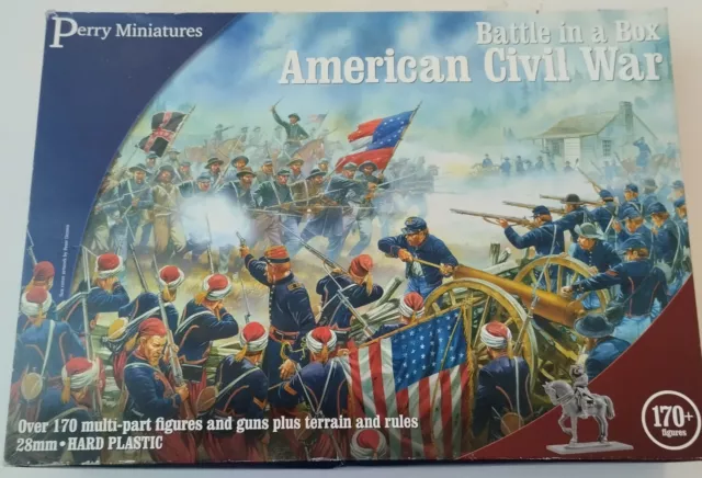 28mm Guerra Civile Americana ACW Battle In A Box Perry Miniatures