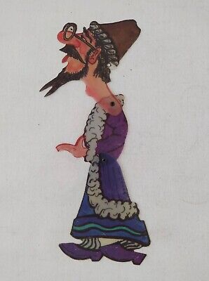 Greece ,greek Karagiozis Ebraios, shadow play theater ,puppet figure by Mollas