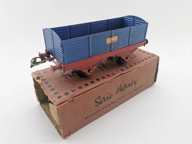 TRAIN ÉCHELLE 0 HORNBY - Wagon tombereau avec vigie - Bon