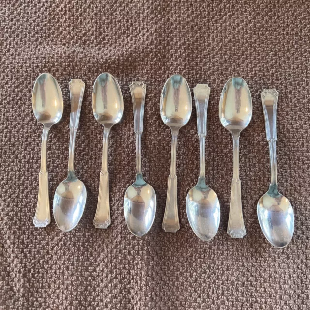 demitasse silverplate spoons lot of 8