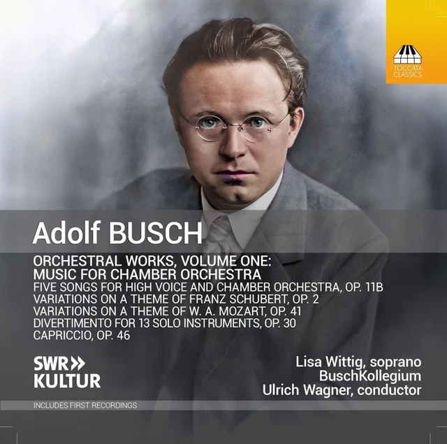 ADOLF BUSCH ADOLF Busch: Orchestral Works - Volume 1 (CD) Album
