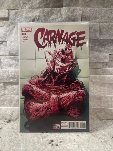 Carnage #8 Marvel Comics 2016 Series 1st Print Amazing Carnage Cover NM+