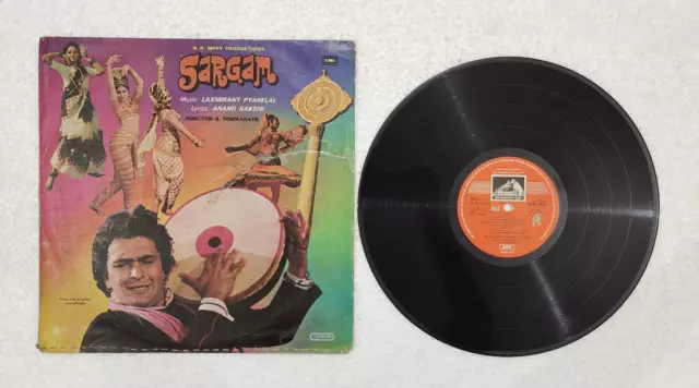 Sargam Bollywood Movie, HMV OST Vinyl 33 1/3 RPM Lp Record