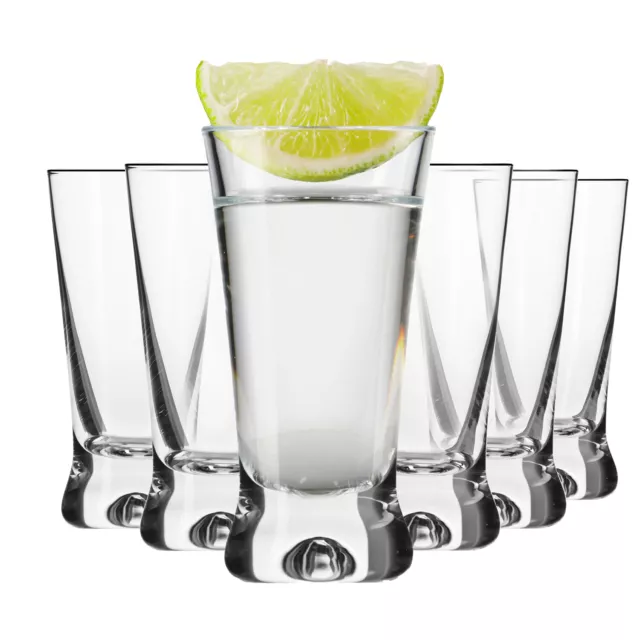 Krosno X-Line Copas para Vodka Shot | 6 pcs | 50 ml | Lavavajillas
