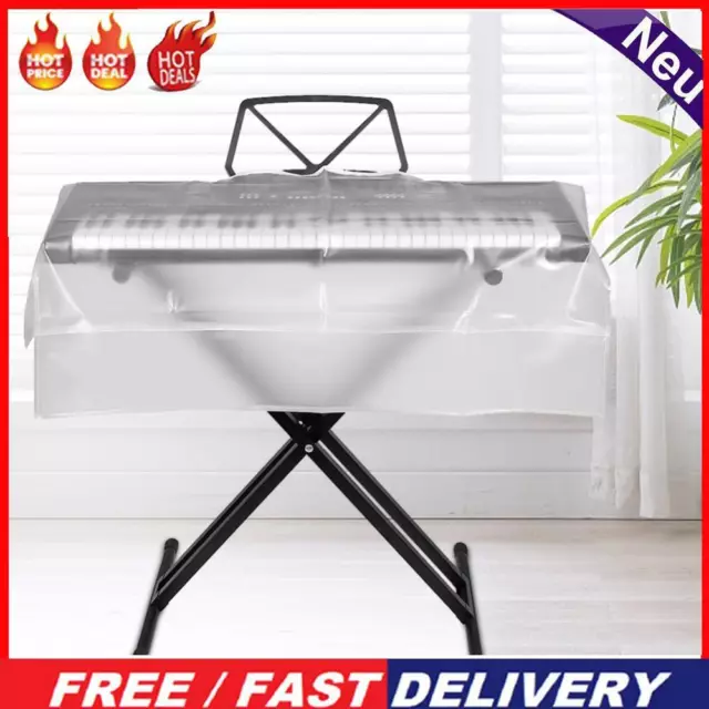 61/88 Keys Transparent Frosted Piano Cover Digital Piano Keyboard Protector