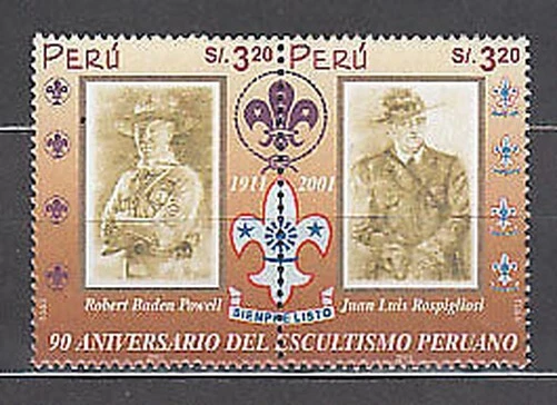 Peru - Post 2002 Yvert 1309/10 MNH Scouts