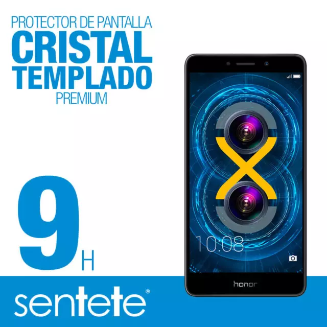 Sentete® Huawei Honor 6X Protector de Pantalla de Cristal Templado PREMIUM