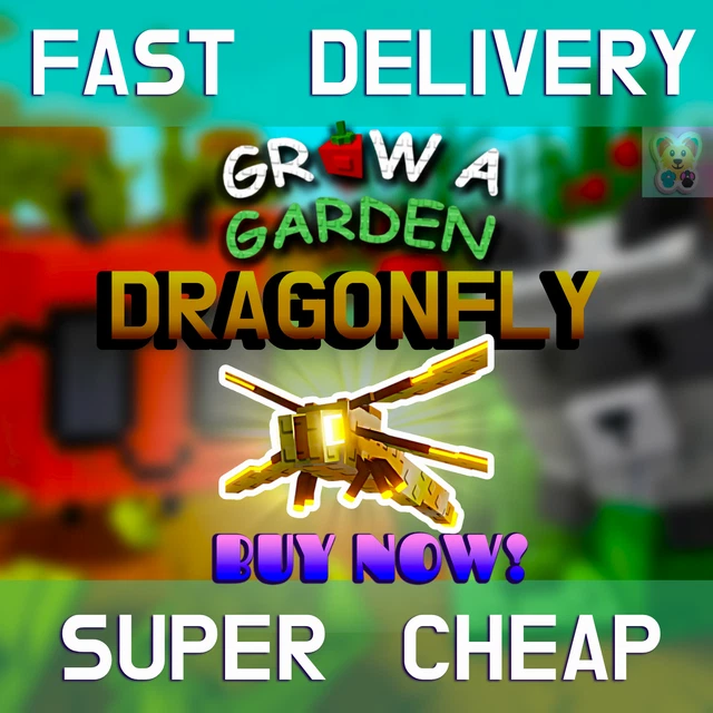 RAINBOW Dragonfly | Roblox Grow A Garden SAME DAY DELIVERY